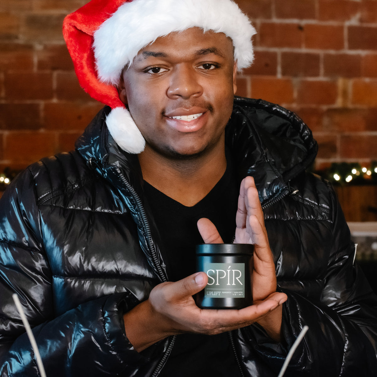 UPLIFT 9 oz. Candle Peppermint & Eucalyptus Spír Candle Co. Spír