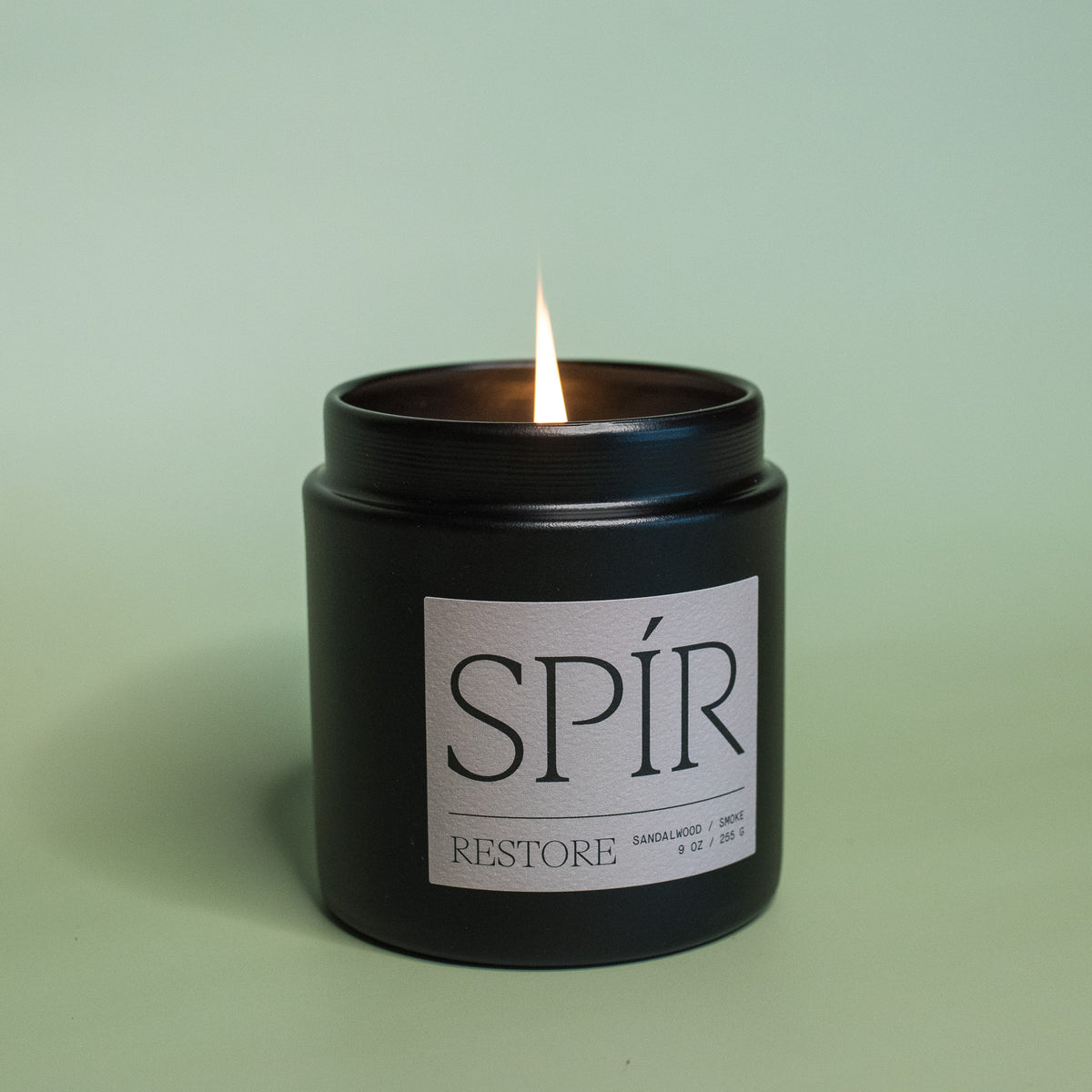 RESTORE 9 oz. Candle Sandalwood & Smoke Spír Candle Co. Spír Candle Co.